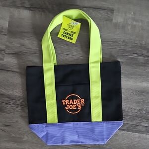 Trader Joe's Mini Canvas Tote Bag